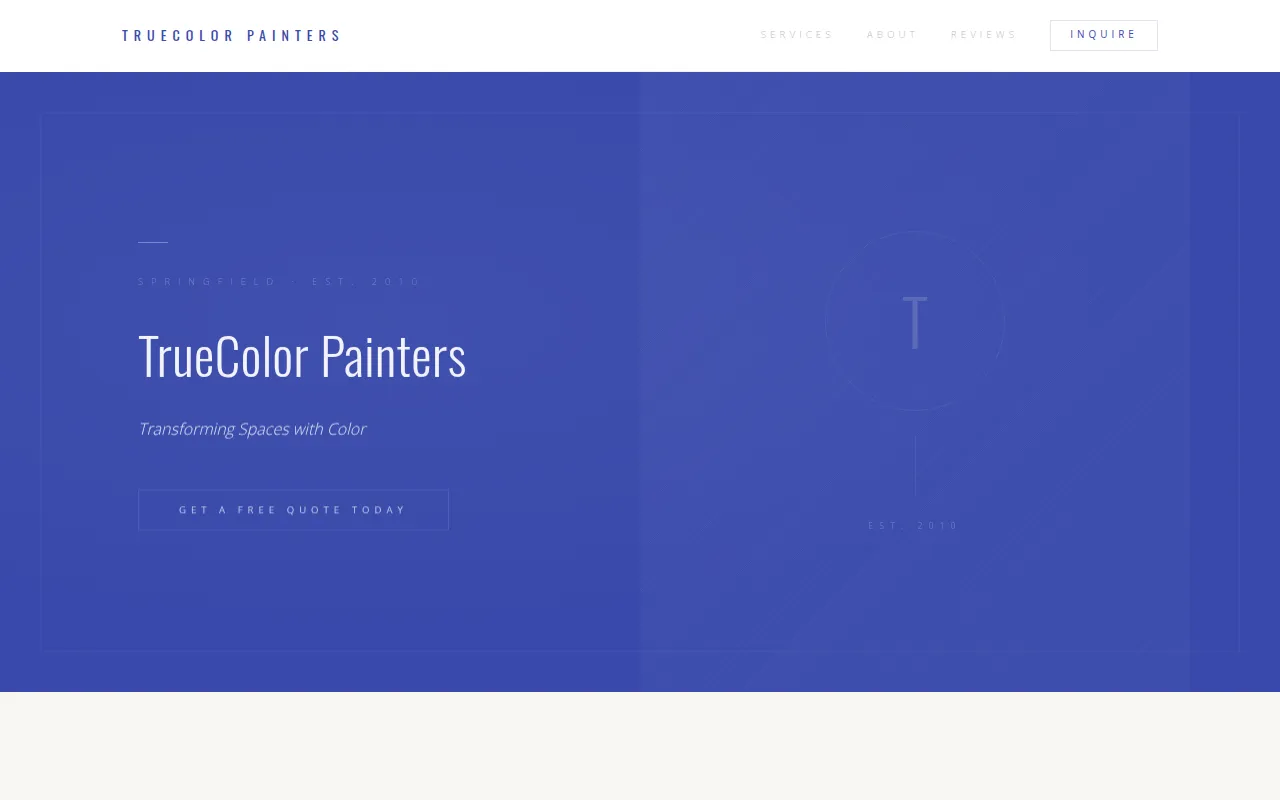 Painter template preview